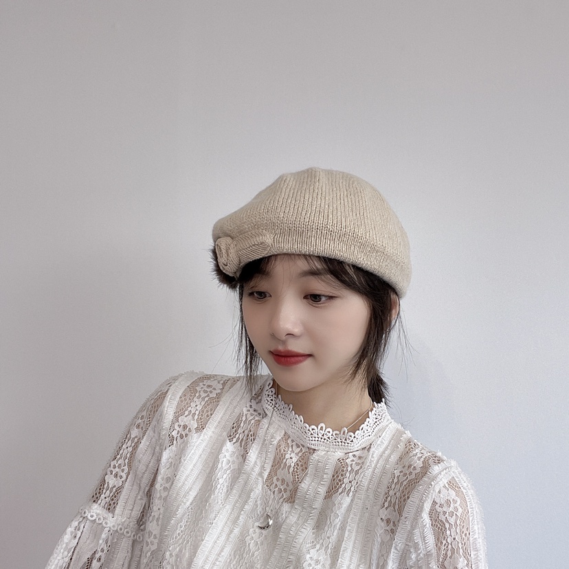 LOVELY HAT韓國直郵東大門實拍女裝新品職業時尚24秋冬帽子LOVELY HAT帽子