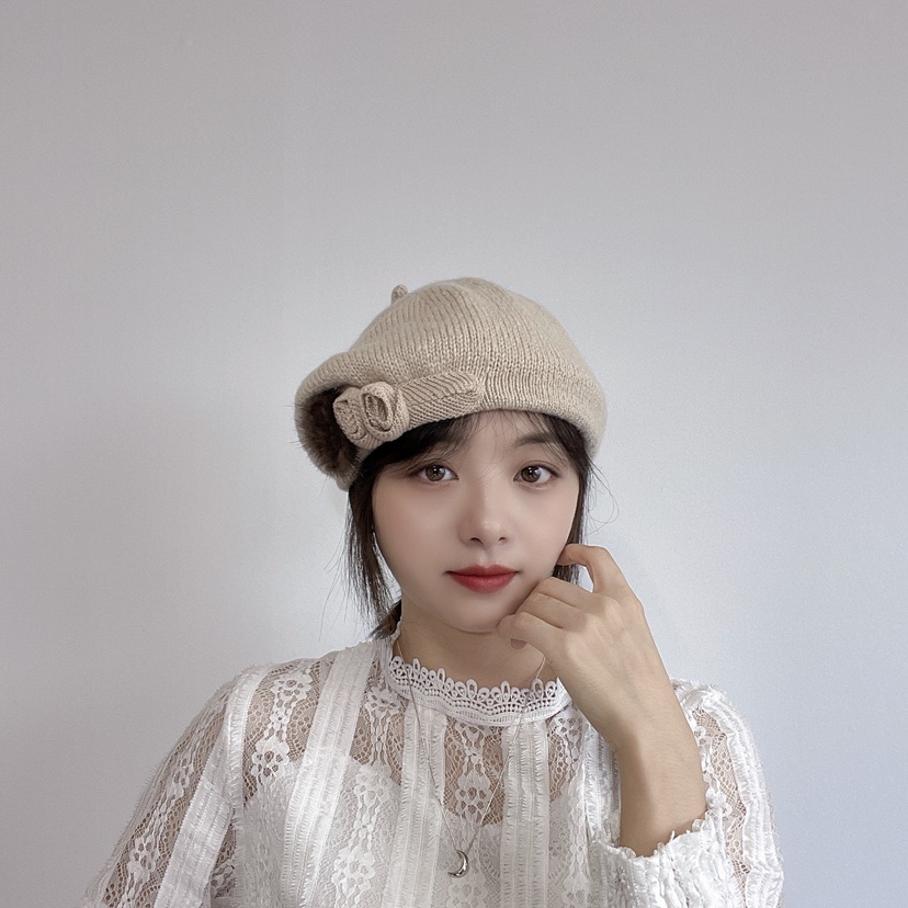 LOVELY HAT韓國直郵東大門實拍女裝新品職業時尚24秋冬帽子LOVELY HAT帽子