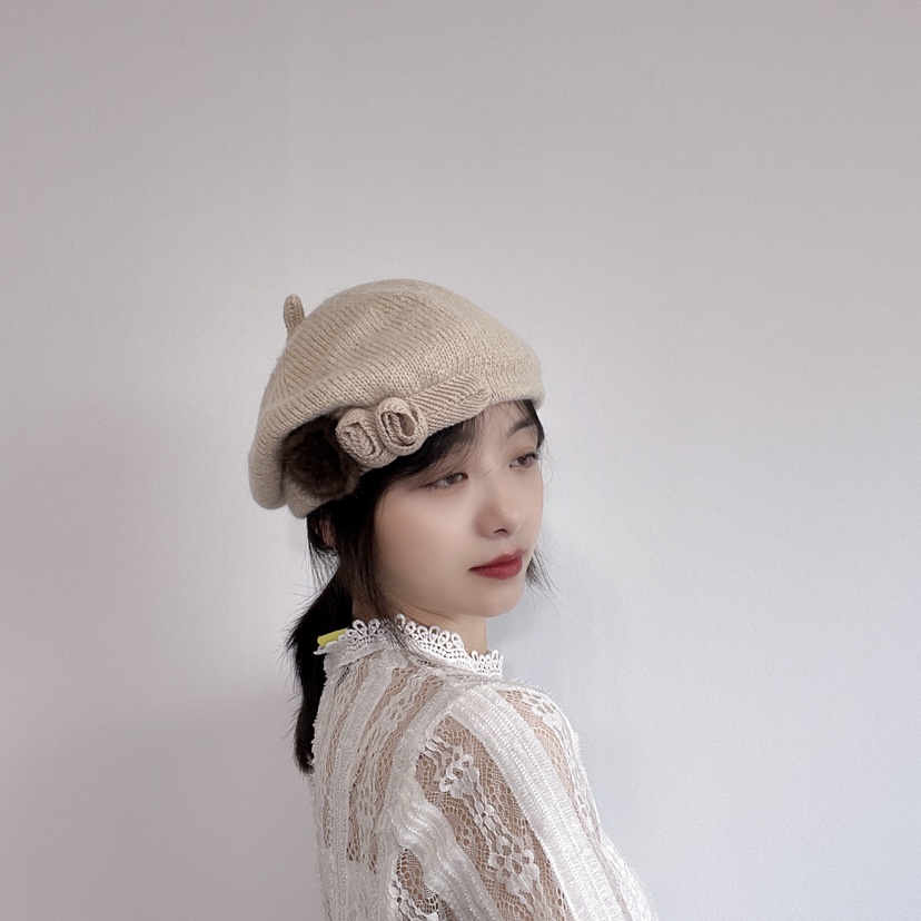 LOVELY HAT韓國直郵東大門實拍女裝新品職業時尚24秋冬帽子LOVELY HAT帽子