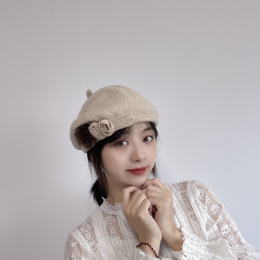 LOVELY HAT韓國直郵東大門實拍女裝新品職業時尚24秋冬帽子LOVELY HAT帽子