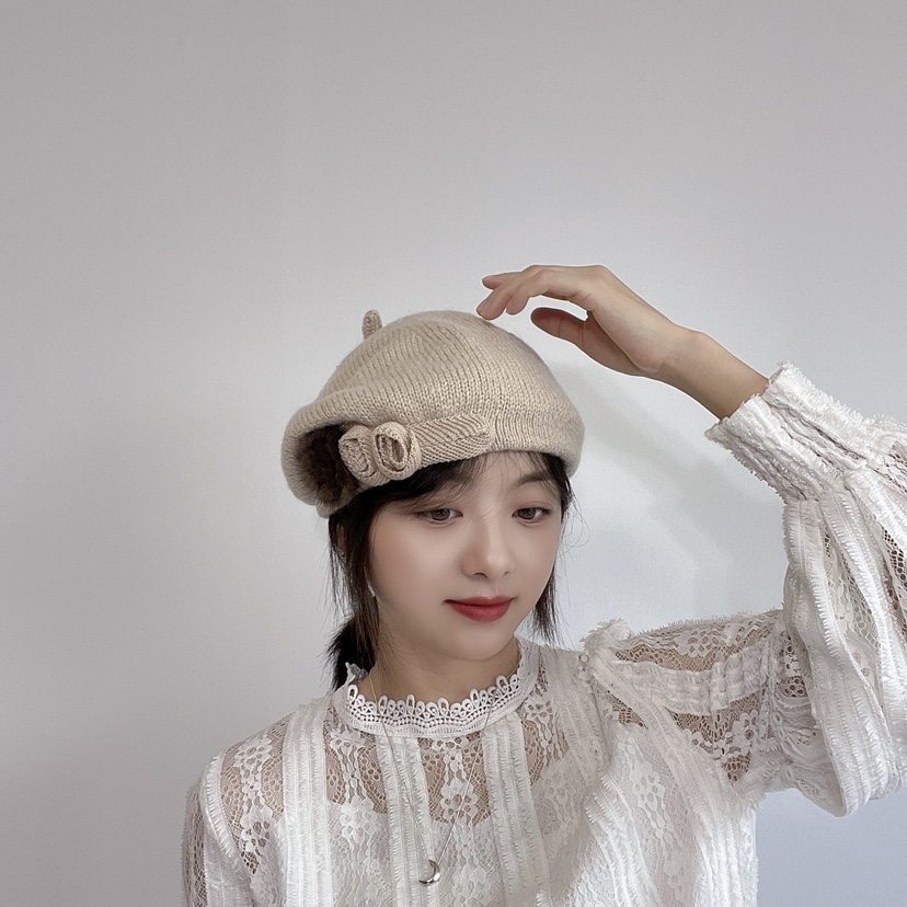 LOVELY HAT韓國直郵東大門實拍女裝新品職業時尚24秋冬帽子LOVELY HAT帽子