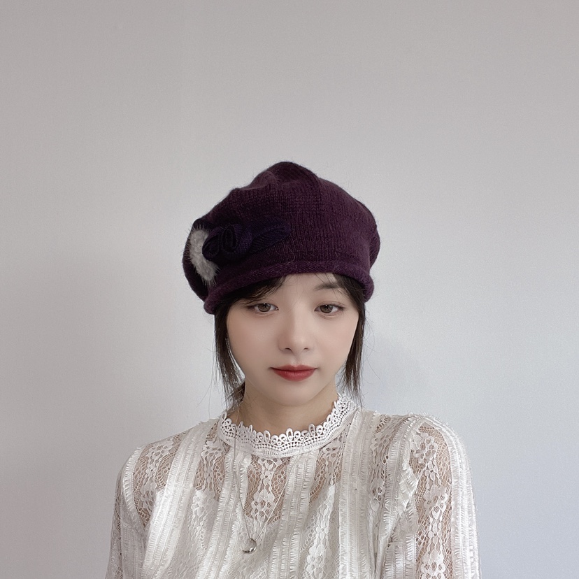 LOVELY HAT韓國直郵東大門實拍女裝新品職業時尚24秋冬帽子LOVELY HAT帽子