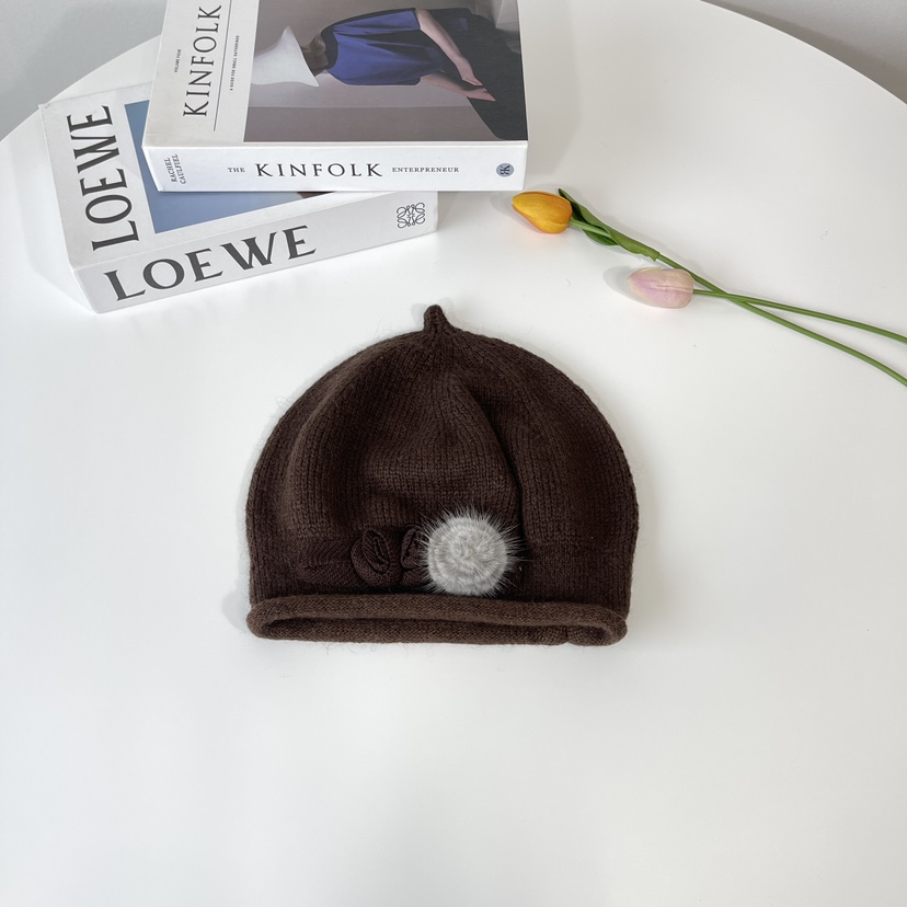 LOVELY HAT韓國直郵東大門實拍女裝新品職業時尚24秋冬帽子LOVELY HAT帽子圖色3