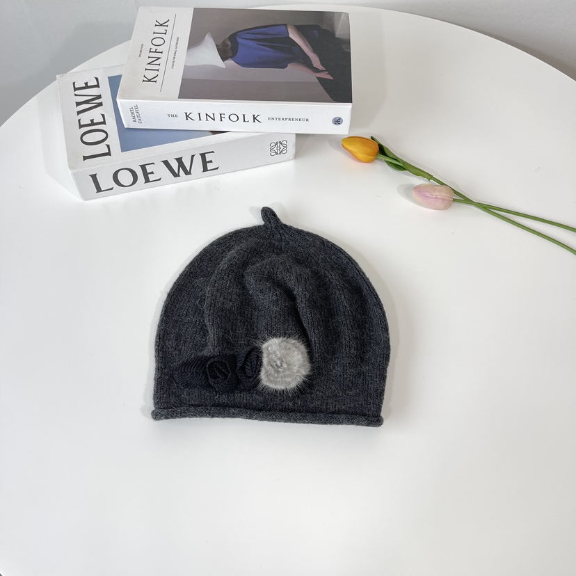 LOVELY HAT韓國直郵東大門實拍女裝新品職業時尚24秋冬帽子LOVELY HAT帽子圖色5