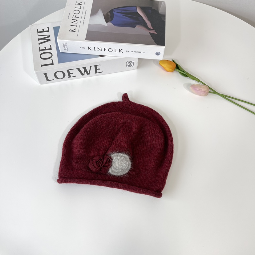 LOVELY HAT韓國直郵東大門實拍女裝新品職業時尚24秋冬帽子LOVELY HAT帽子圖色8