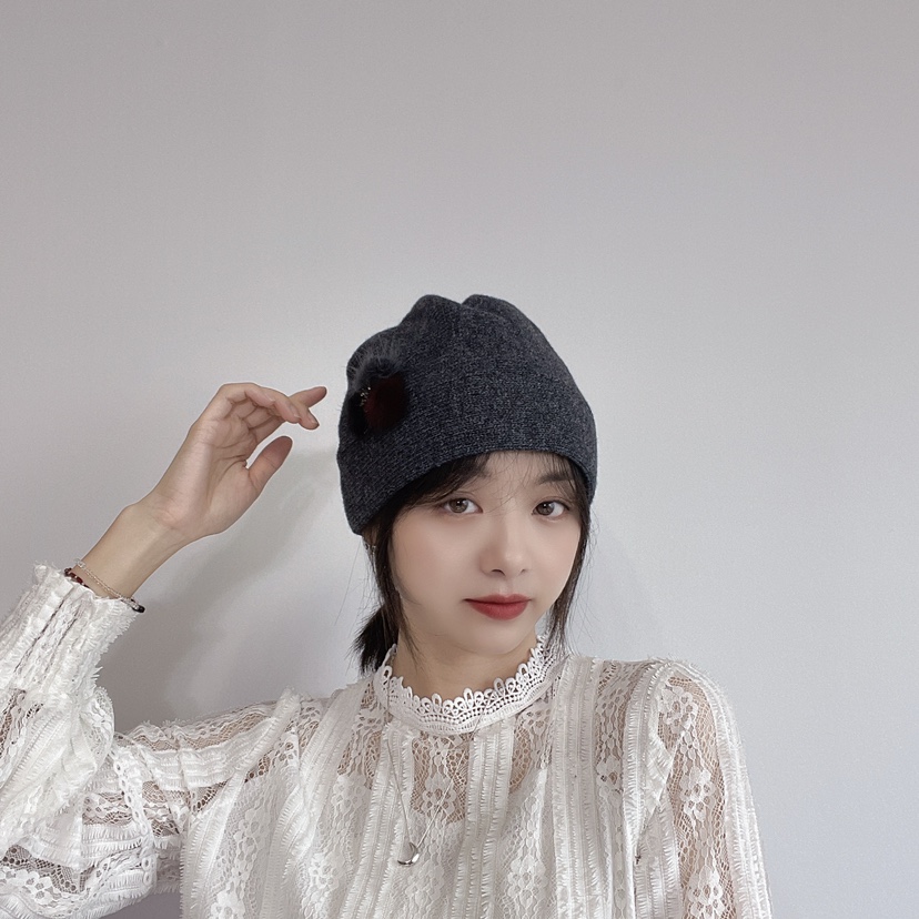 LOVELY HAT直郵韓國代購女裝新品時尚職業24秋冬休閑帽子LOVELY HAT帽子