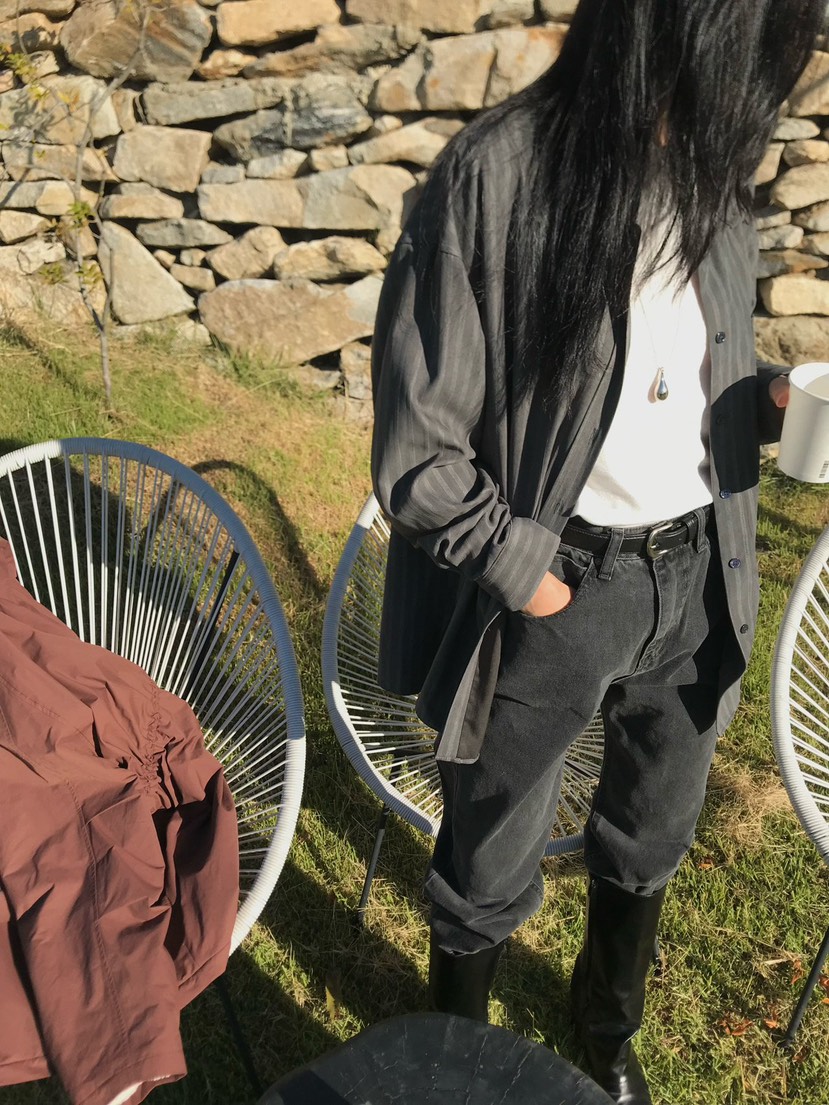 LOFN韓國直郵東大門實拍女裝新款推薦人氣休閑職業襯衫蕾絲衫LOFN襯衫/蕾絲衫