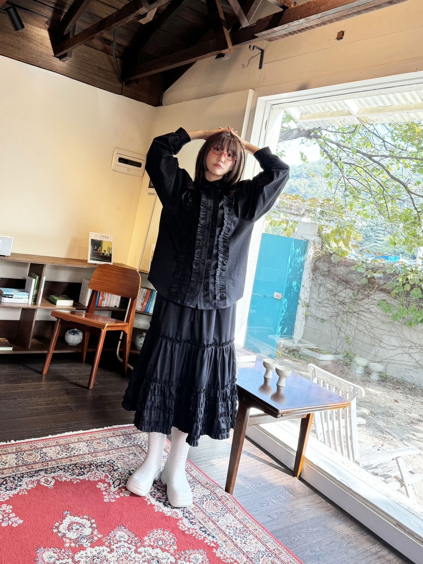 HEYJUDE韓國直郵東大門代購女裝新款時尚推薦真品半身裙中短裙HEYJUDE半身裙/中短裙