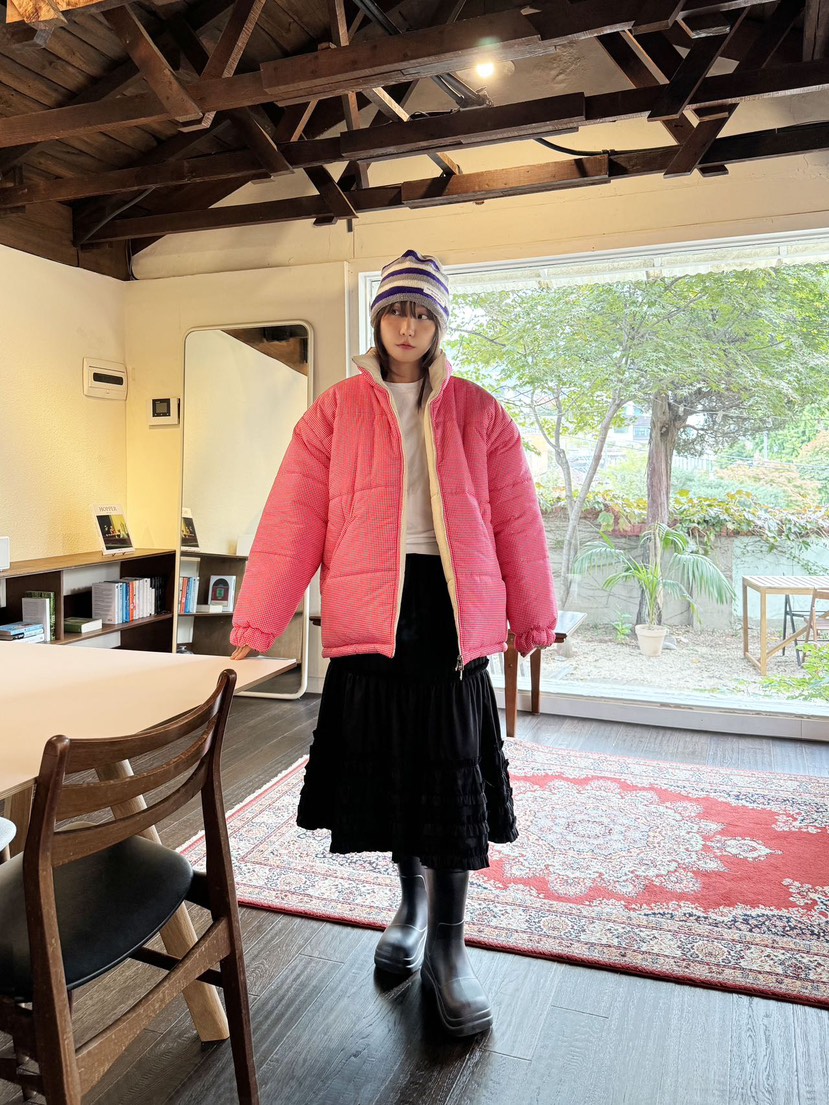 HEYJUDE韓國直郵女裝新款24秋冬熱賣短款棉服兩面可穿雙面HEYJUDE短款棉服