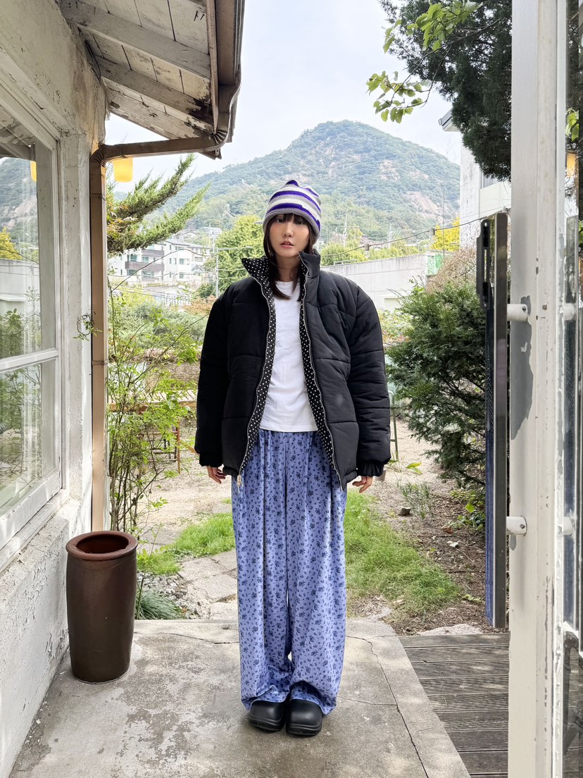 HEYJUDE韓國直郵女裝新款24秋冬熱賣短款棉服兩面可穿雙面HEYJUDE短款棉服