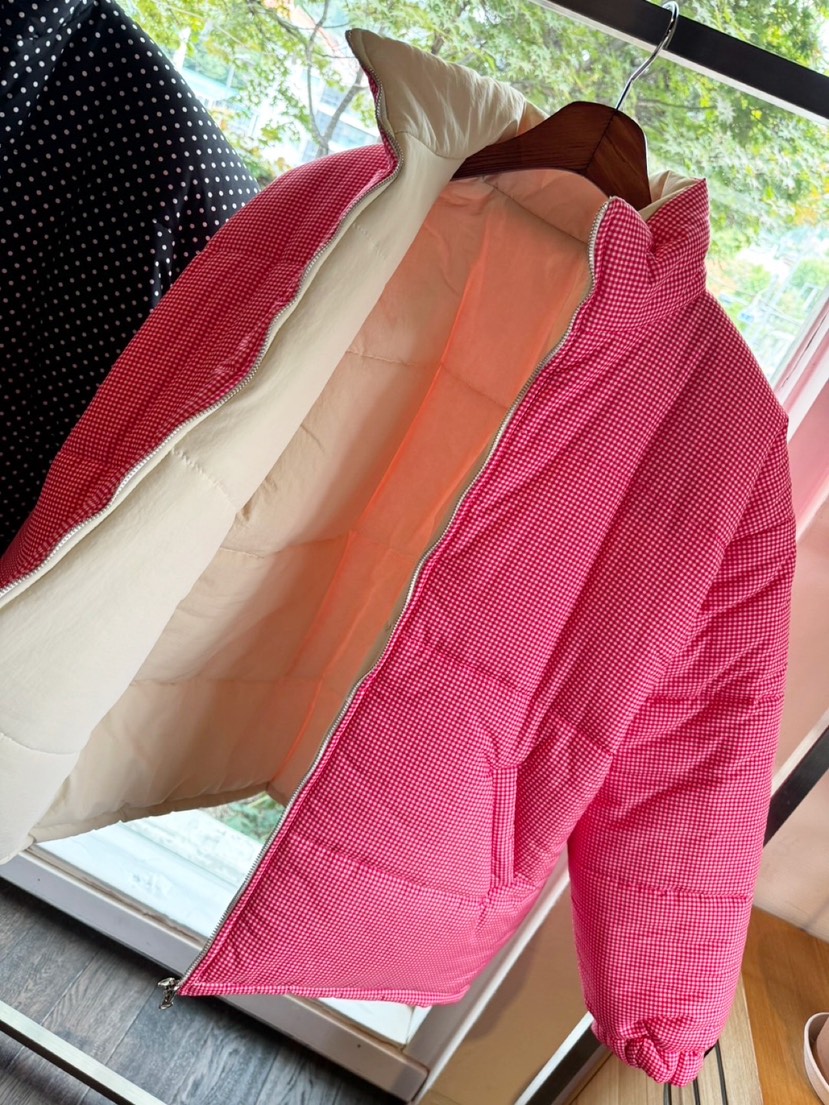 HEYJUDE韓國直郵女裝新款24秋冬熱賣短款棉服兩面可穿雙面HEYJUDE短款棉服