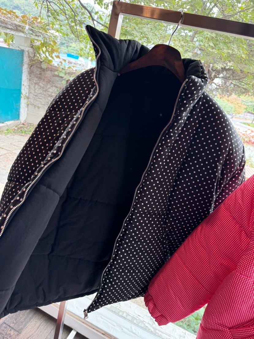 HEYJUDE韓國直郵女裝新款24秋冬熱賣短款棉服兩面可穿雙面HEYJUDE短款棉服