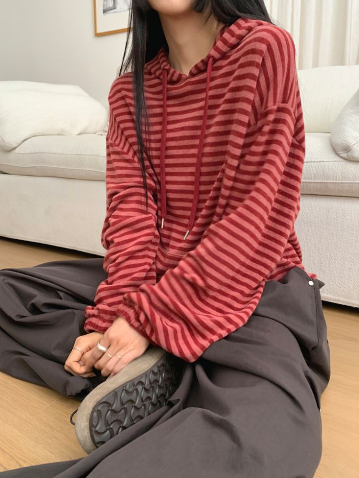 4LEAF直郵韓國代購女裝新款24秋冬熱賣休閑人氣推薦長袖T恤4LEAF長袖T恤圖色2