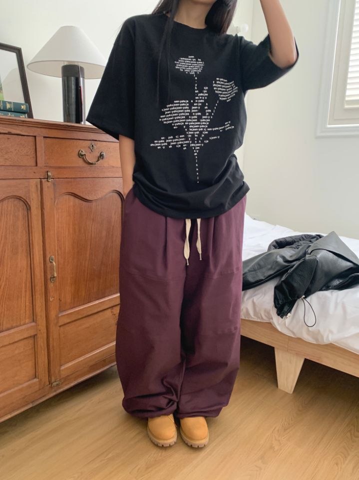 4LEAF韓國直郵東大門實拍女裝新品24秋冬時尚人氣休閑褲4LEAF休閑褲