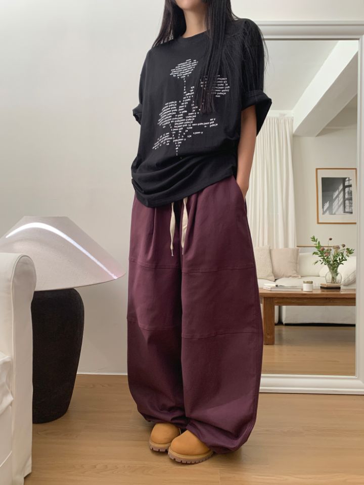 4LEAF韓國直郵東大門實拍女裝新品24秋冬時尚人氣休閑褲4LEAF休閑褲