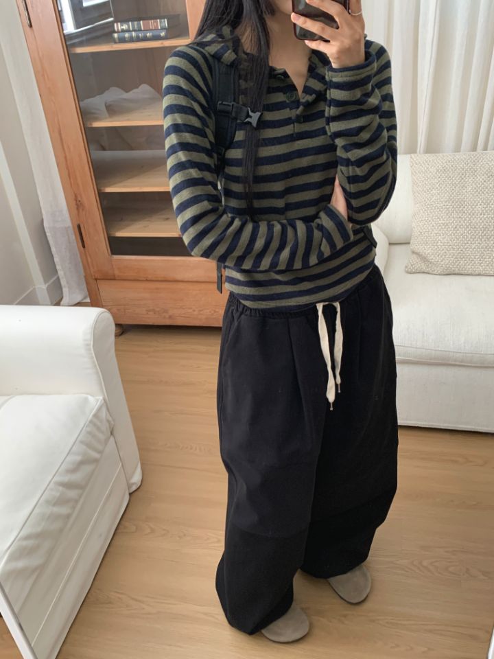 4LEAF韓國直郵東大門實拍女裝新品24秋冬時尚人氣休閑褲4LEAF休閑褲