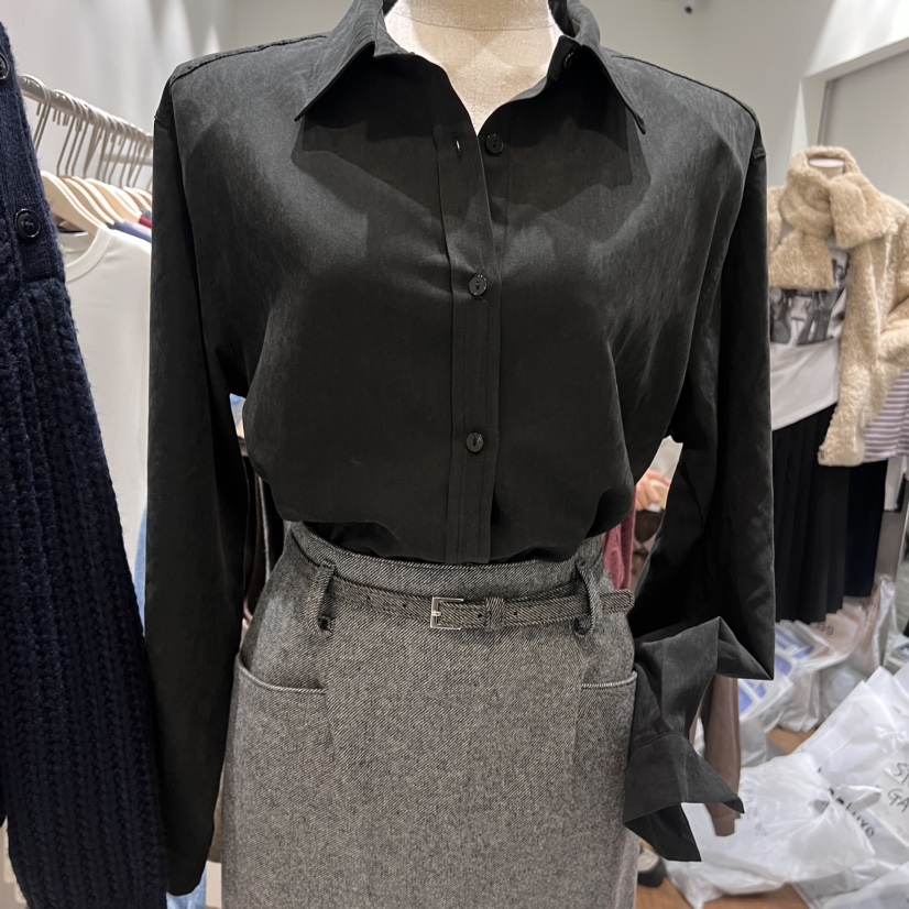 DOUZE韓國直郵女裝新品休閑推薦熱賣24秋冬人氣襯衫蕾絲衫DOUZE襯衫/蕾絲衫圖色2