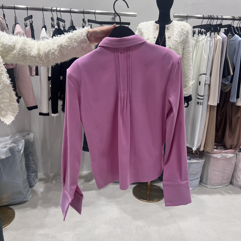 Lottimo直郵韓國代購女裝新品推薦職業時尚24秋冬襯衫蕾絲衫LOTTIMO襯衫/蕾絲衫