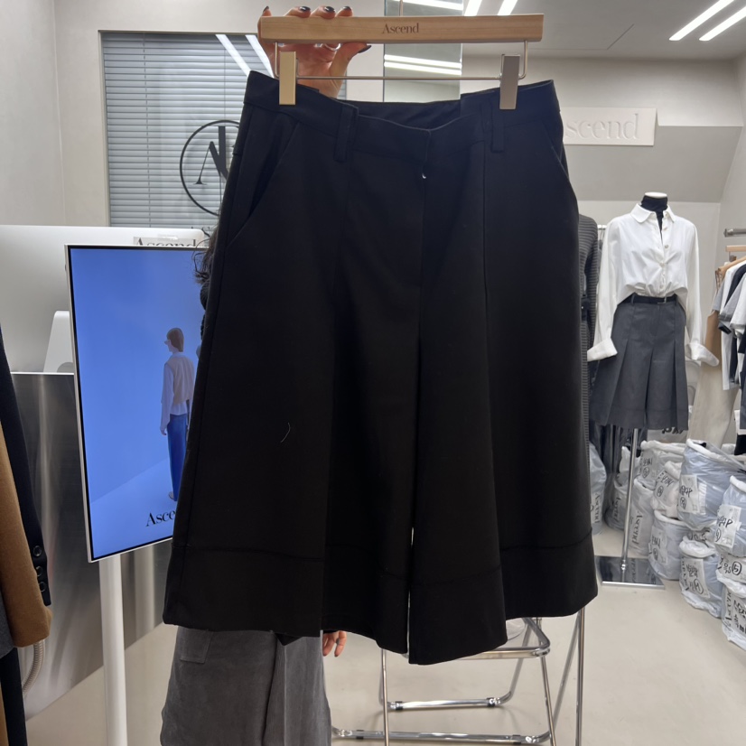 ASCEND韓國直郵女裝新品休閑推薦24秋冬職業真品人氣短褲ASCEND短褲圖色2