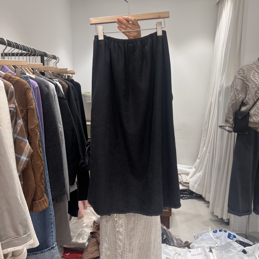 IRVINE韓國直郵女裝新品職業熱賣休閑真品半身裙中短裙蕾絲IRVINE半身裙/中短裙