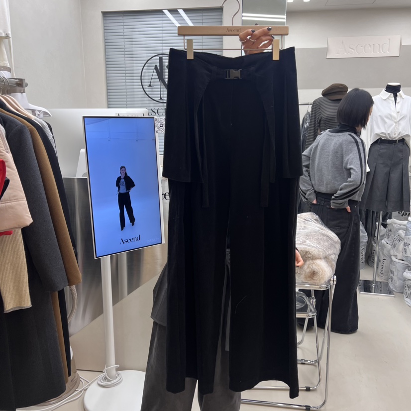 ASCEND韓國直郵東大門代購女裝新款熱賣24秋冬時尚真品裙褲ASCEND裙褲圖色2