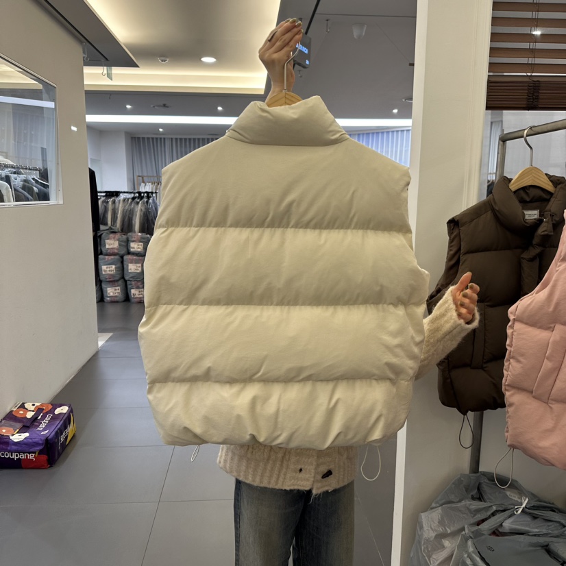 NOWHERE韓國直郵東大門代購女裝新品休閑24秋冬真品時尚馬甲NOWHERE馬甲