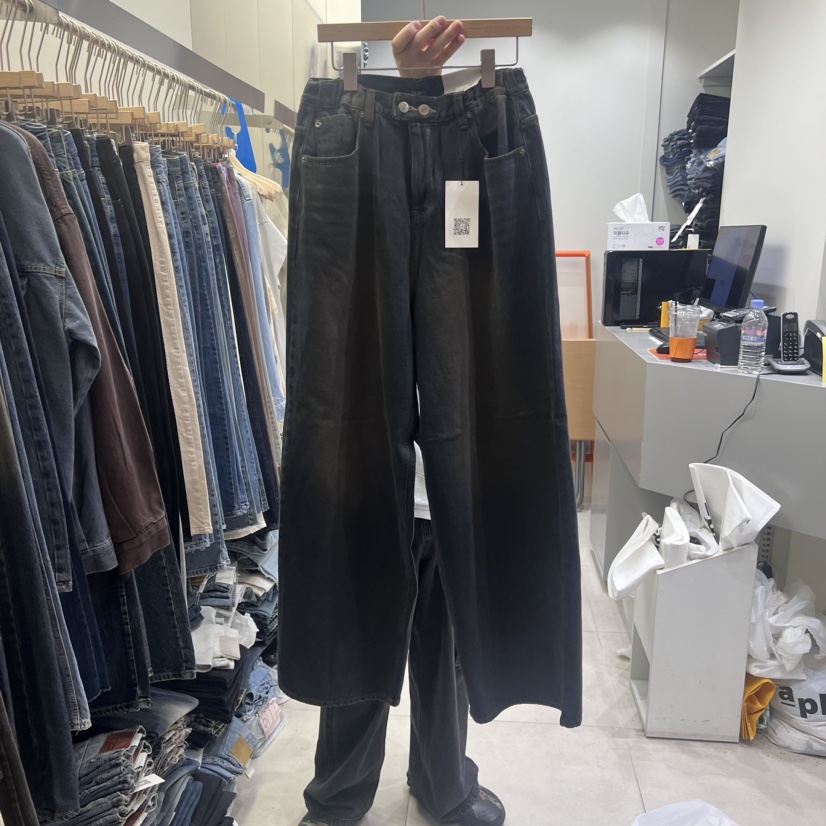 ODIF直郵韓國代購女裝新款推薦人氣時尚熱賣真品休閑牛仔褲ODIF牛仔褲
