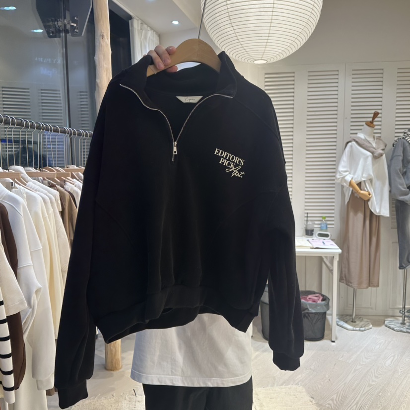 Copiner韓國直郵東大門實拍女裝新款熱賣推薦休閑24秋冬衛衣COPINER衛衣圖色4