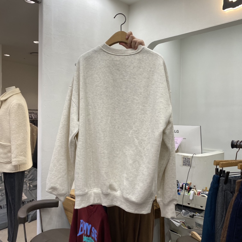 b#/BISHOP韓國直郵女裝新品職業時尚熱賣休閑衛衣拉絲雙面b#/BISHOP衛衣