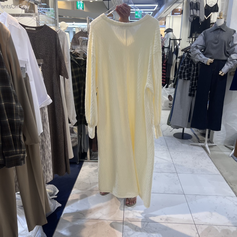 PLANTS ON GRAY韓國直郵女裝新品熱賣時尚真品人氣連衣裙PLANTS ON GRAY連衣裙