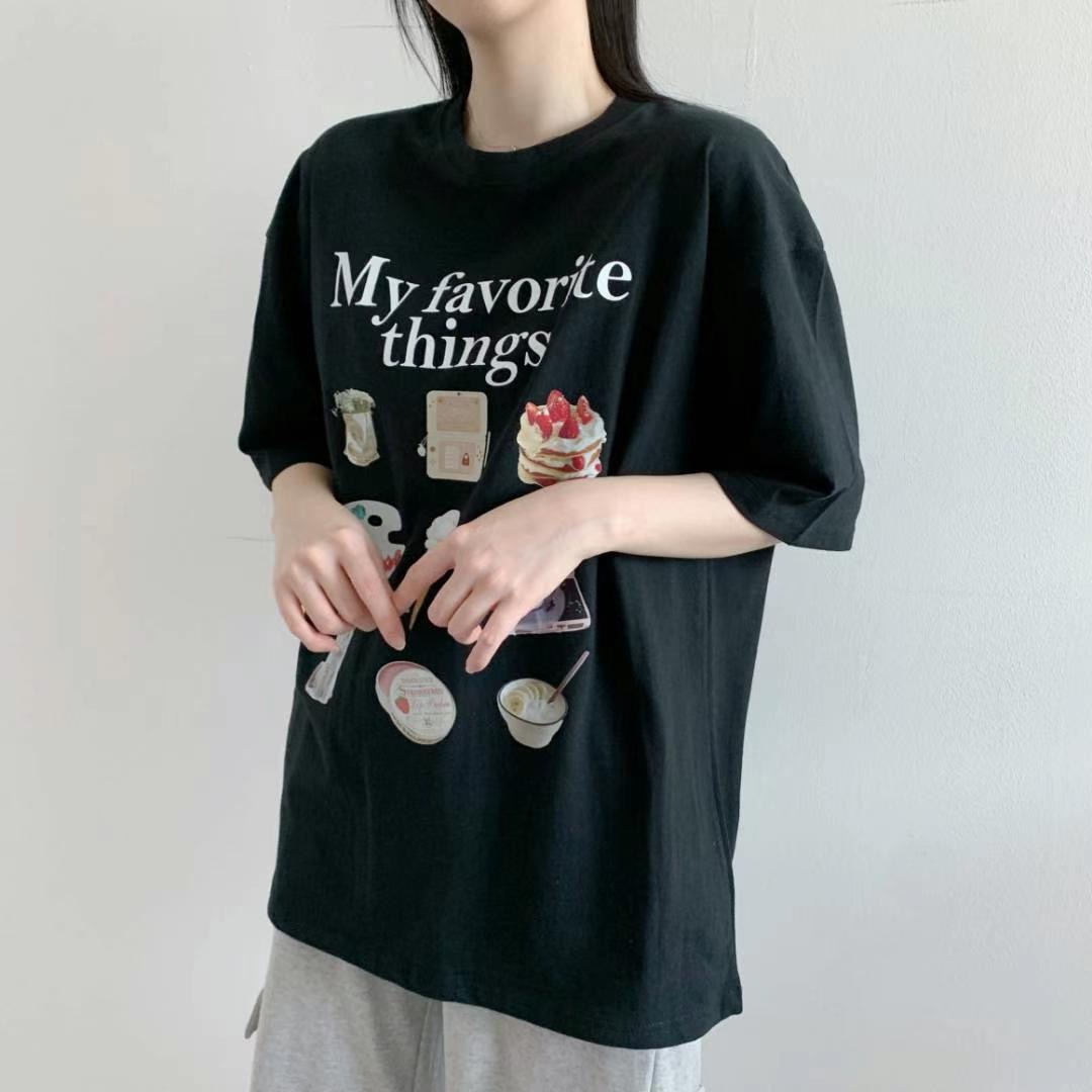 RACY直郵韓國代購女裝新品24秋冬時尚休閑職業推薦真品T恤RACYT恤