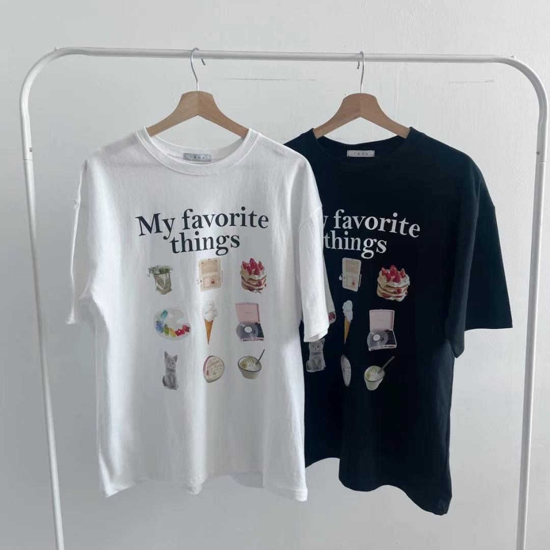 RACY直郵韓國代購女裝新品24秋冬時尚休閑職業推薦真品T恤RACYT恤