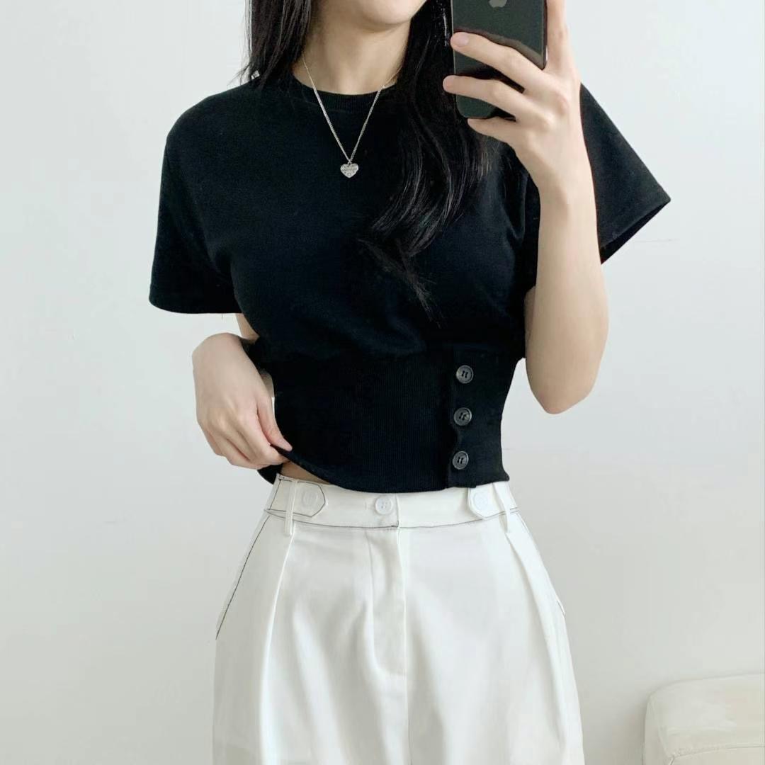 RACY直郵韓國代購女裝新品熱賣24秋冬時尚人氣職業推薦T恤RACYT恤圖色4