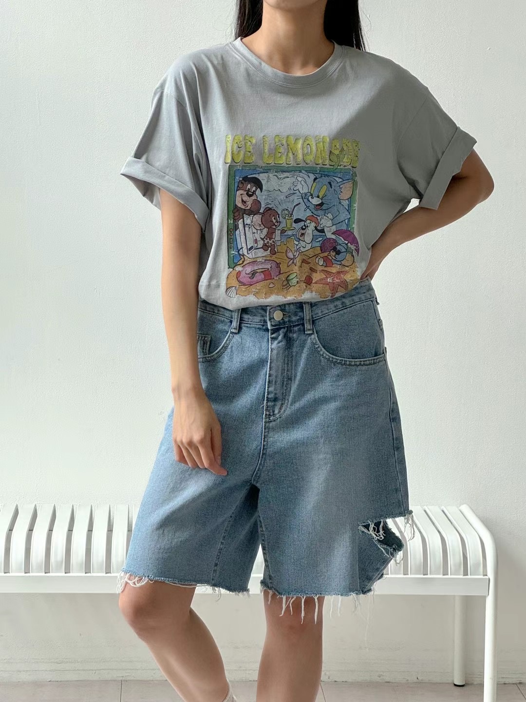 lalafit直郵韓國代購女裝新品職業24秋冬真品熱賣休閑T恤lalafitT恤