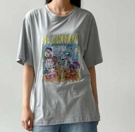 lalafit直郵韓國代購女裝新品職業24秋冬真品熱賣休閑T恤lalafitT恤圖色2