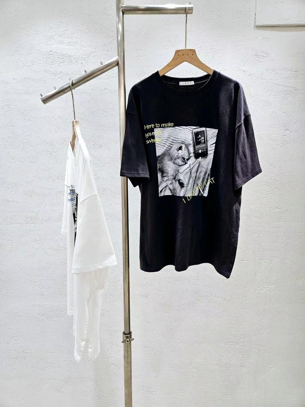 RACY直郵韓國代購女裝新款熱賣休閑真品時尚人氣24秋冬T恤RACYT恤