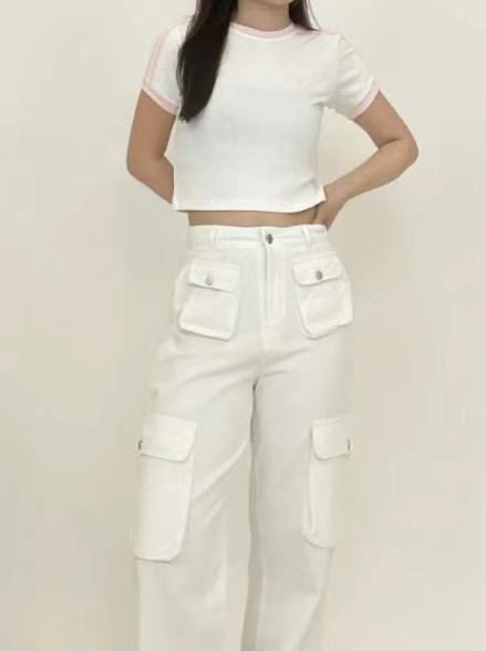 RACY韓國直郵女裝新品24秋冬熱賣職業推薦休閑時尚人氣T恤RACYT恤圖色2