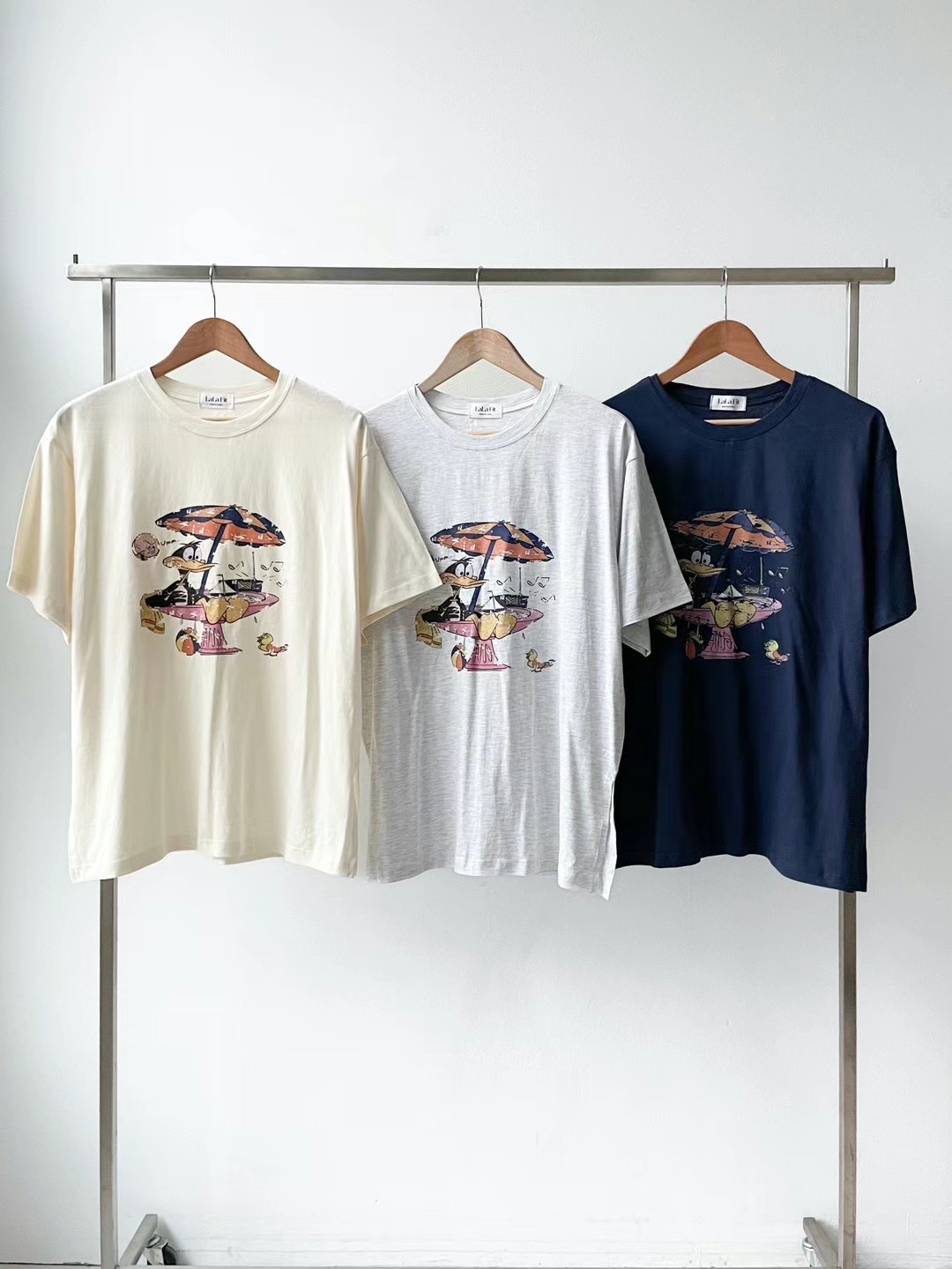 lalafit直郵韓國代購女裝新品推薦時尚人氣真品熱賣休閑T恤lalafitT恤圖色2左二色