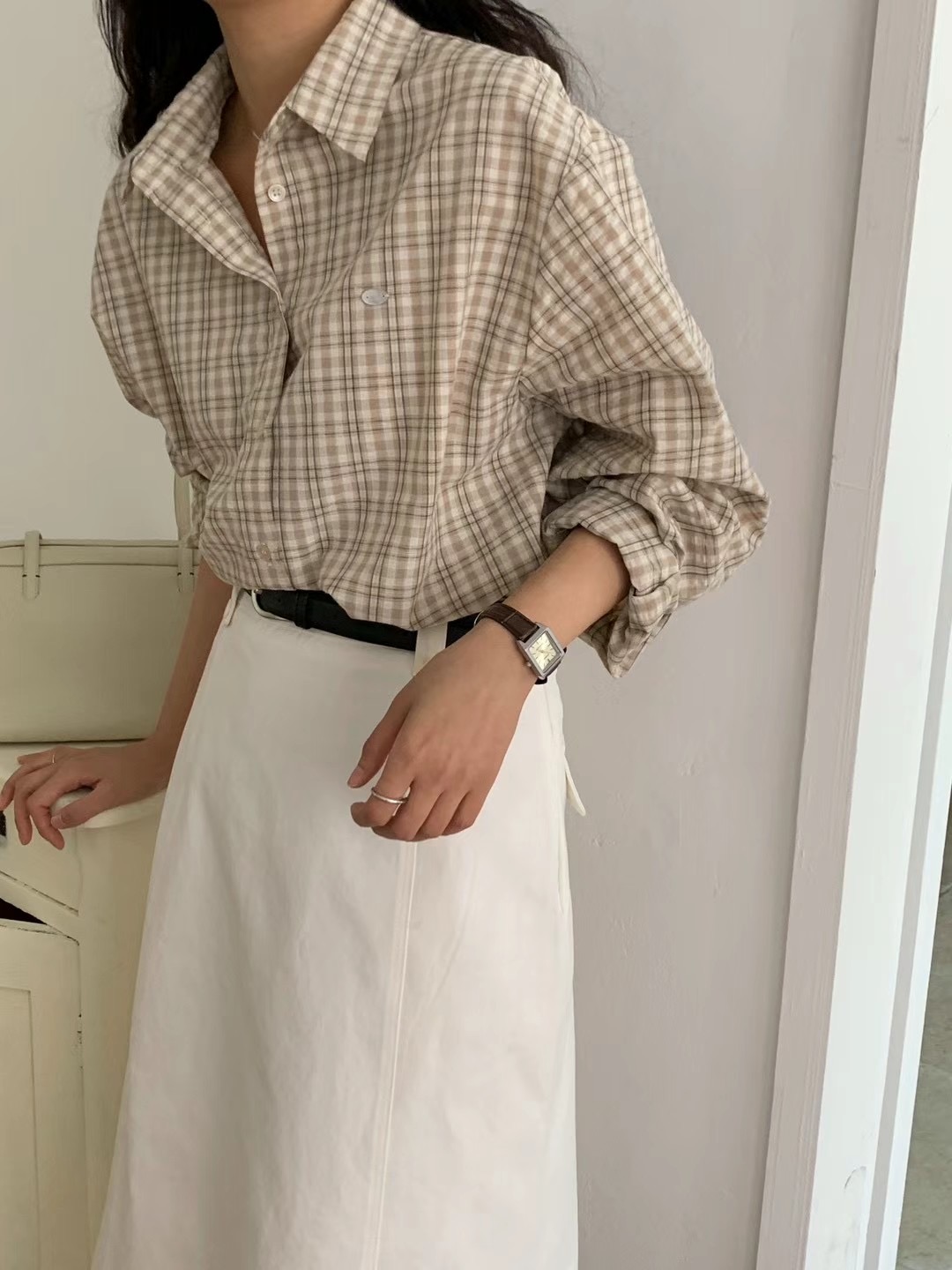 COMMA-콤마-T韓國直郵東大門實拍女裝新款時尚襯衫蕾絲衫COMMA襯衫/蕾絲衫