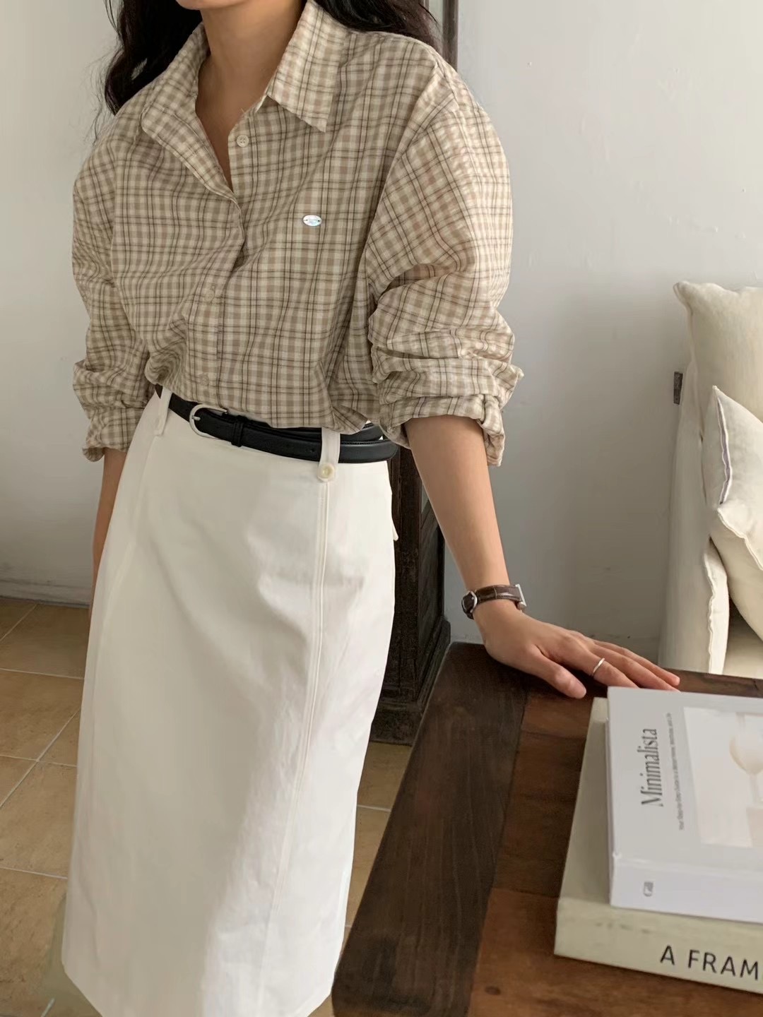 COMMA-콤마-T韓國直郵東大門實拍女裝新款時尚襯衫蕾絲衫COMMA襯衫/蕾絲衫圖色1