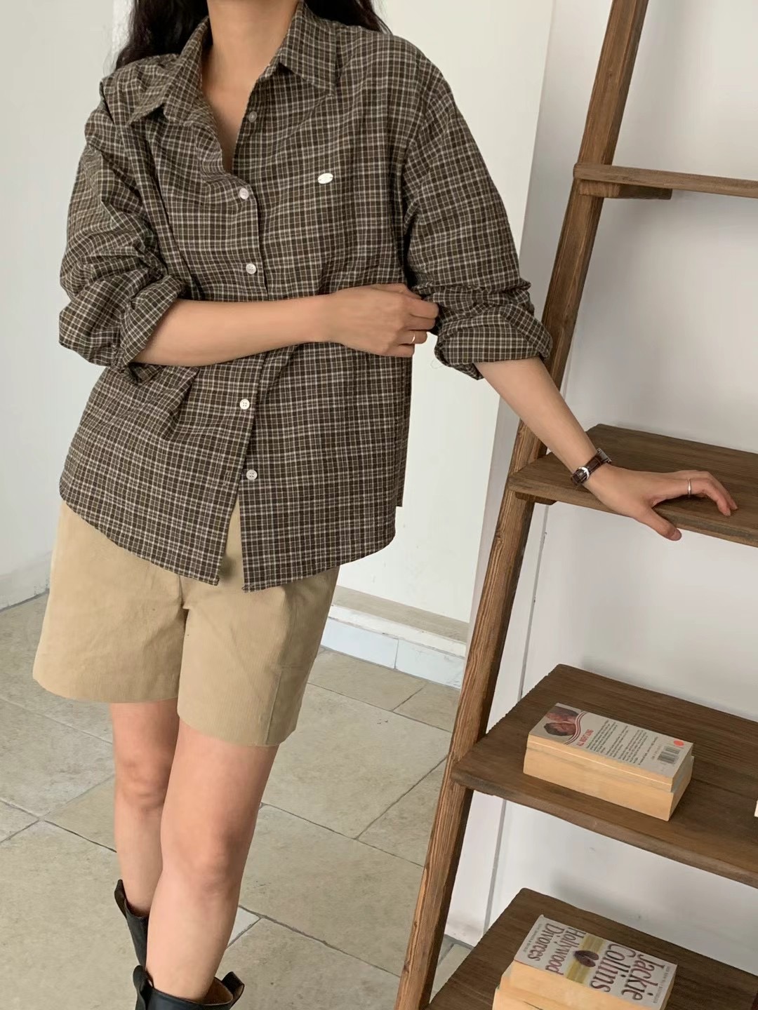 COMMA-콤마-T韓國直郵東大門實拍女裝新款時尚襯衫蕾絲衫COMMA襯衫/蕾絲衫圖色2