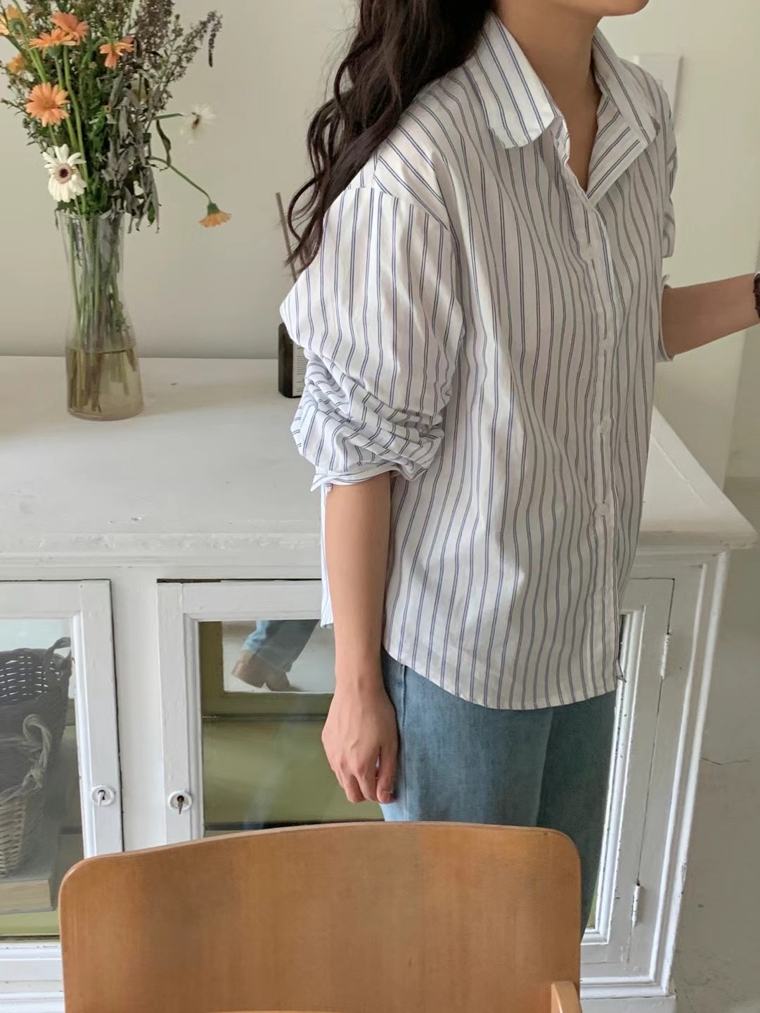 COMMA-콤마-T韓國直郵東大門代購女裝新品24秋冬襯衫蕾絲衫COMMA襯衫/蕾絲衫圖色1