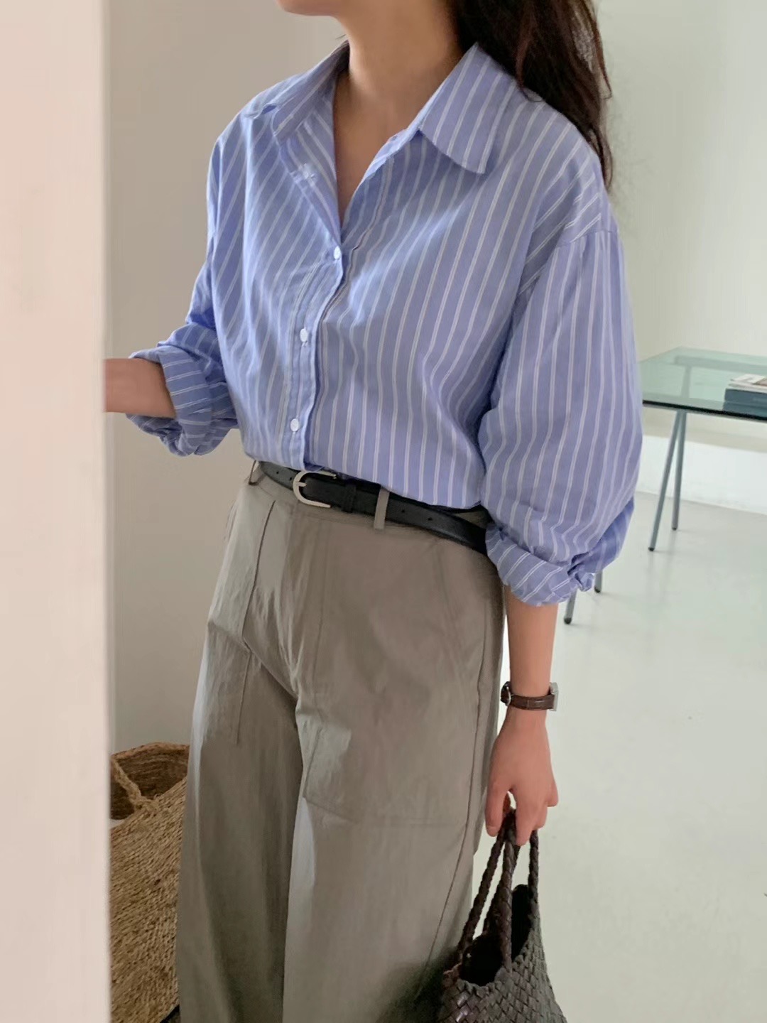 COMMA-콤마-T韓國直郵東大門代購女裝新品24秋冬襯衫蕾絲衫COMMA襯衫/蕾絲衫圖色3