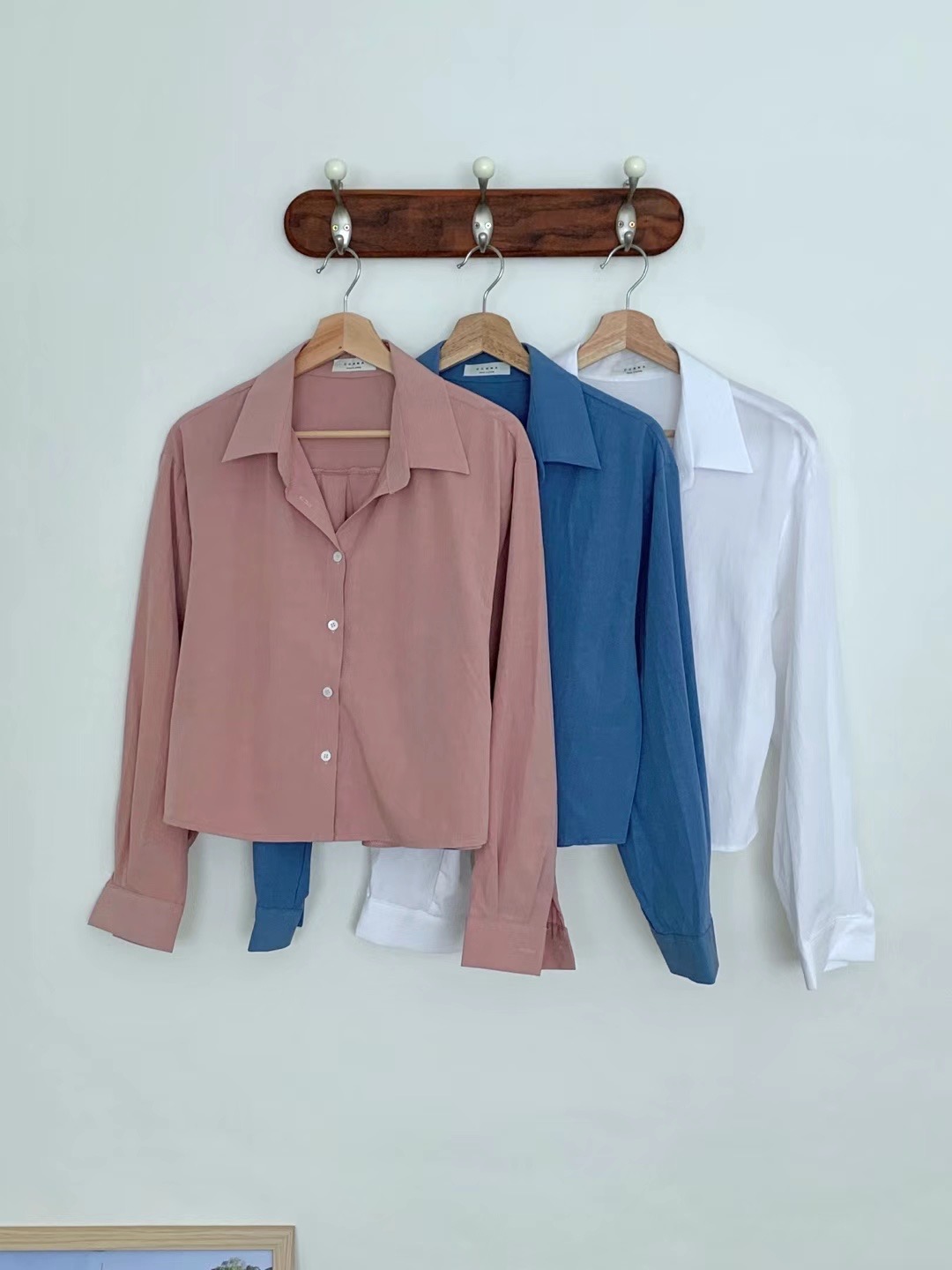 COMMA-콤마-T韓國直郵東大門實拍女裝新品推薦襯衫蕾絲衫COMMA襯衫/蕾絲衫