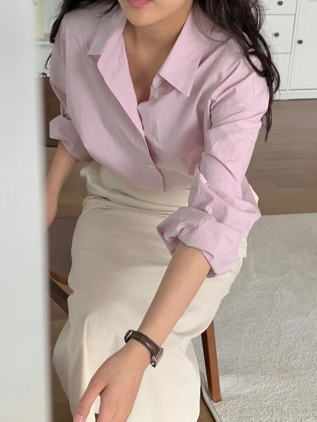 COMMA-콤마-T直郵韓國代購女裝新款推薦24秋冬襯衫蕾絲衫COMMA襯衫/蕾絲衫圖色4