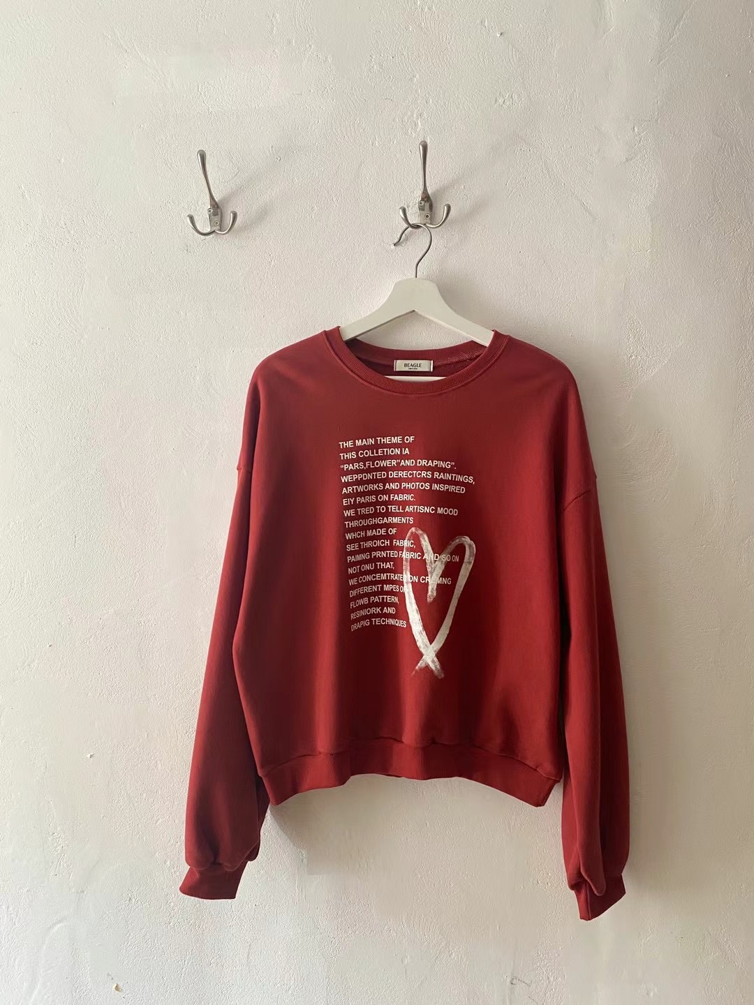 BEAGLE韓國直郵女裝新品熱賣休閑24秋冬真品職業時尚衛衣BEAGLE衛衣圖色3