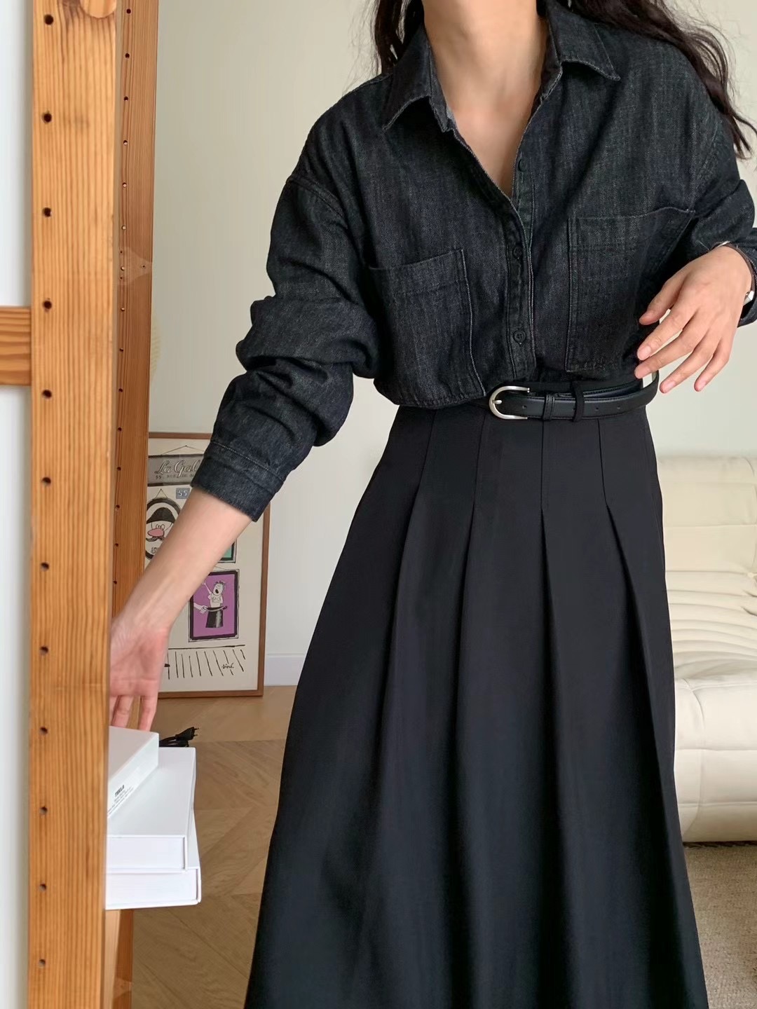 COMMA-콤마-T韓國直郵女裝新品休閑人氣熱賣職業襯衫蕾絲衫COMMA襯衫/蕾絲衫圖色3