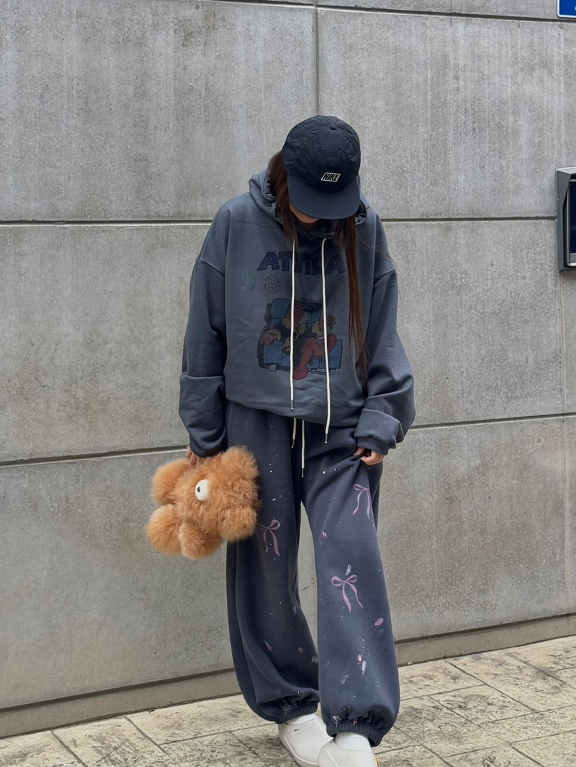 TOLL韓國直郵東大門代購女裝新款休閑推薦人氣24秋冬休閑褲TOLL休閑褲
