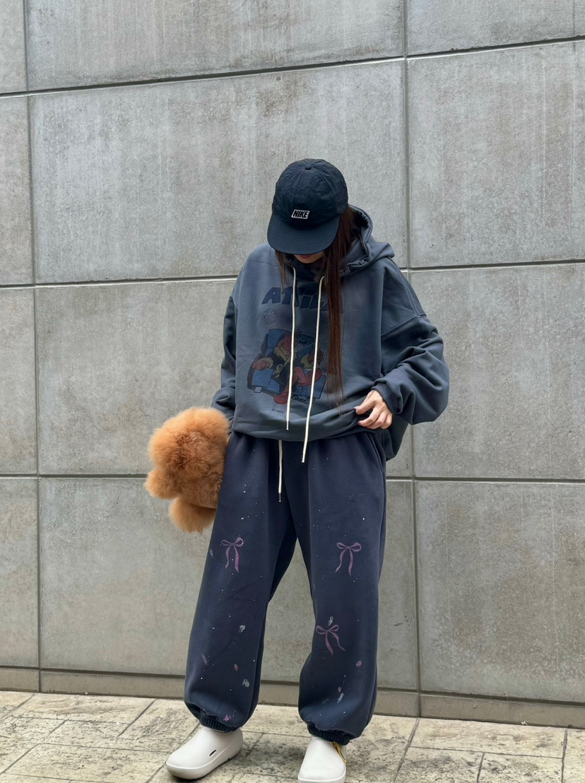 TOLL韓國直郵東大門代購女裝新款休閑推薦人氣24秋冬休閑褲TOLL休閑褲