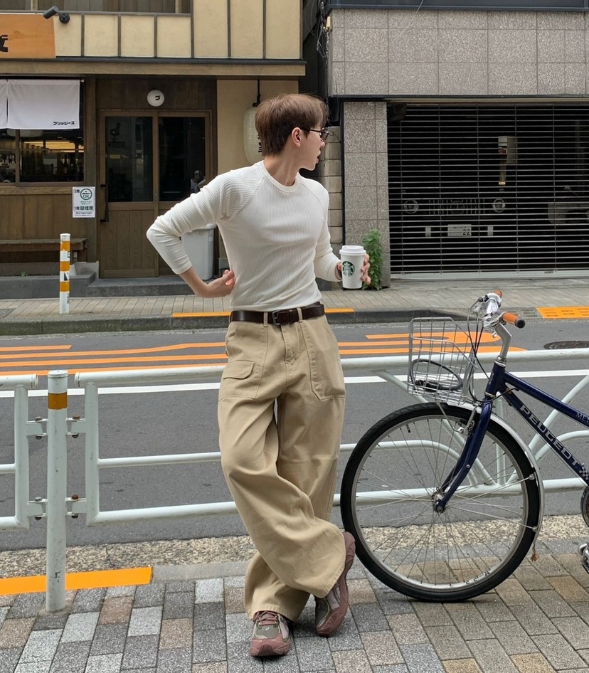 157 FLYING韓國直郵東大門代購女裝新款人氣職業休閑褲157 FLYING休閑褲